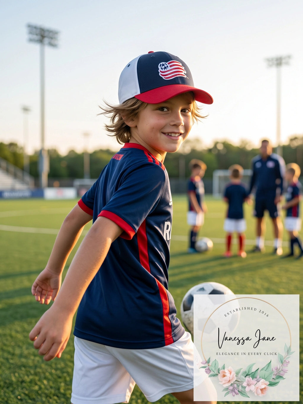 Adidas New England Revolution MLS Snapback Youth One Size Hat cap