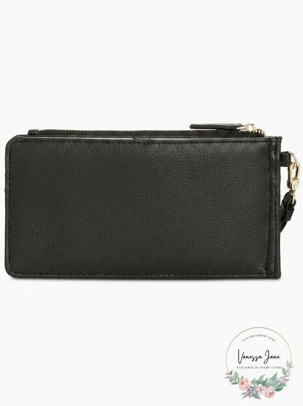 INC International Concepts Deliz Long Bifold Wallet (Black)