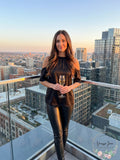 Michael Michael Kors Cold-Shoulder Cheetah-Print Top