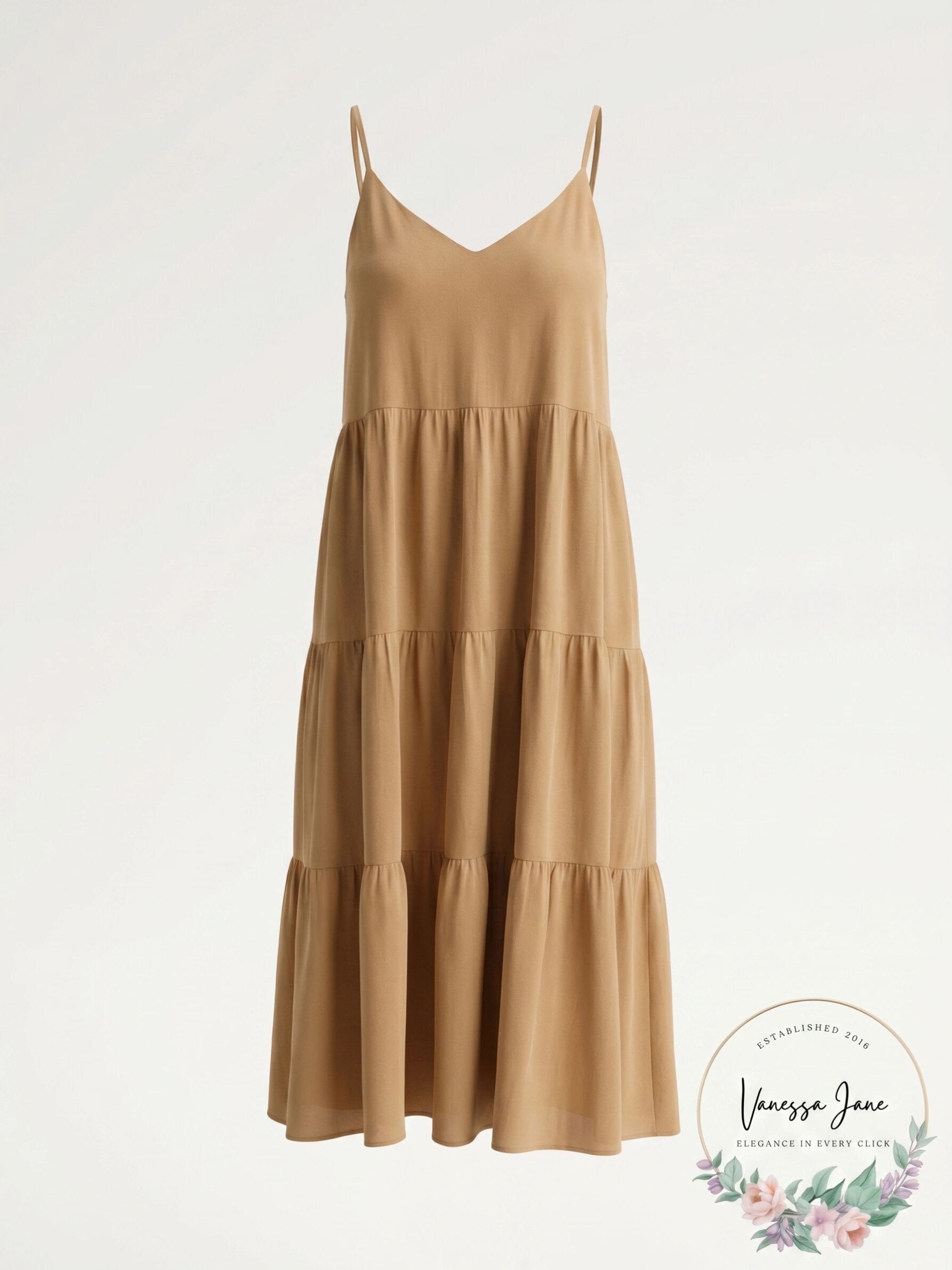 Lafayette 148 New York Hartford Tiered Midi Dress, Size Medium