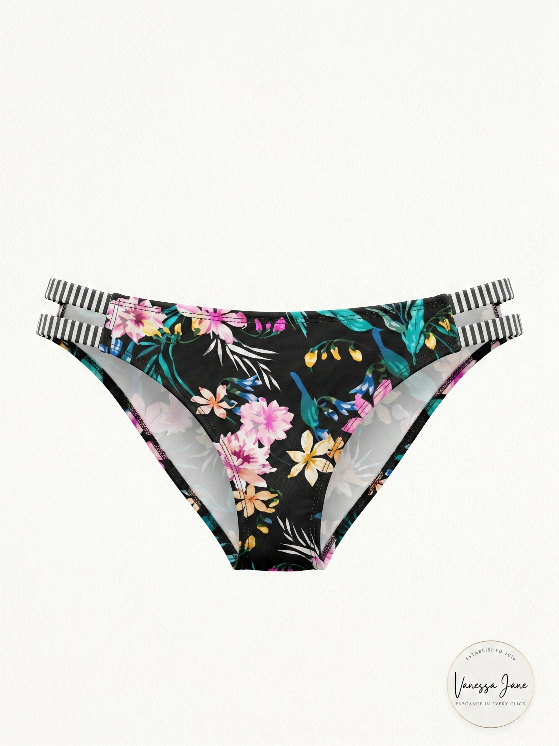 California Waves Juniors Burgandy Wildflower, Size Medium