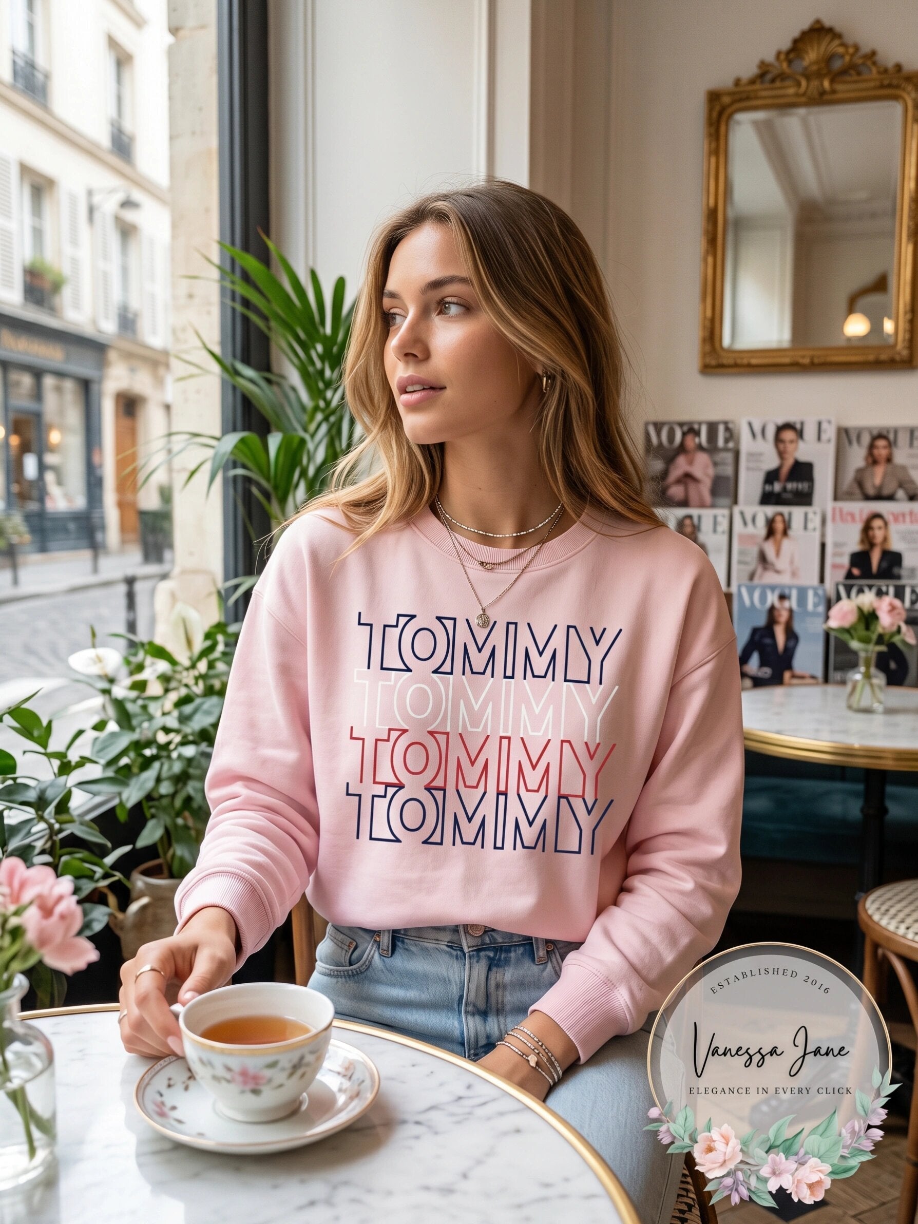 Tommy Hilfiger Girls Logo Sweatshirt