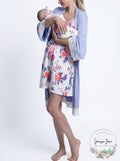 ??Blooming Women by Angel 4 Piece Robe and Matching Baby Set, Size XL