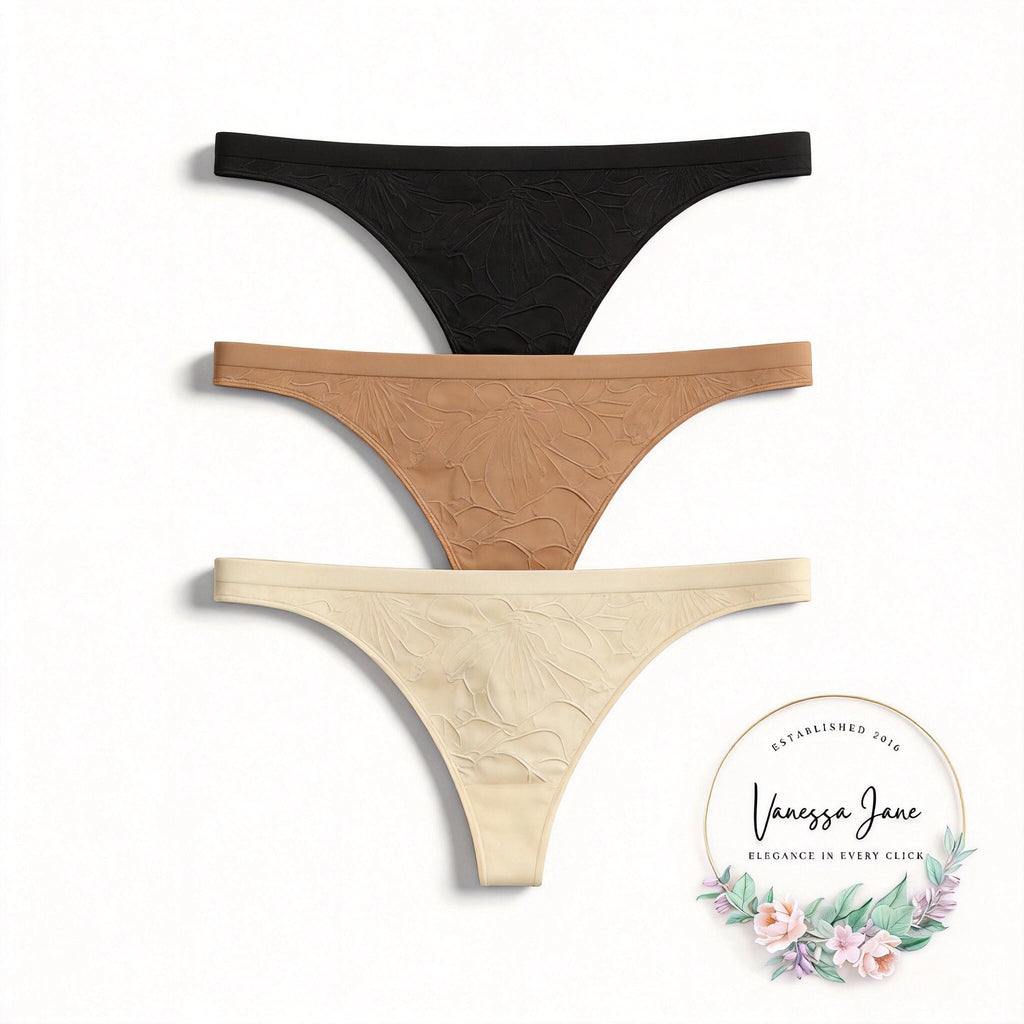 Honeydew Womens Keagan Thong, Pack of 3 , Size Large