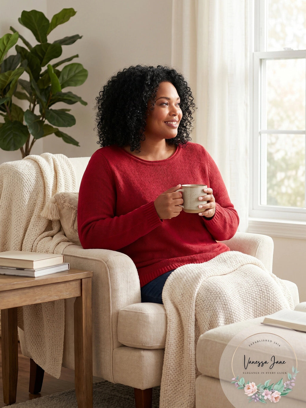 Charter Club Women's Plus Size Seed-Stitched Tunic Sweater, Size 0X