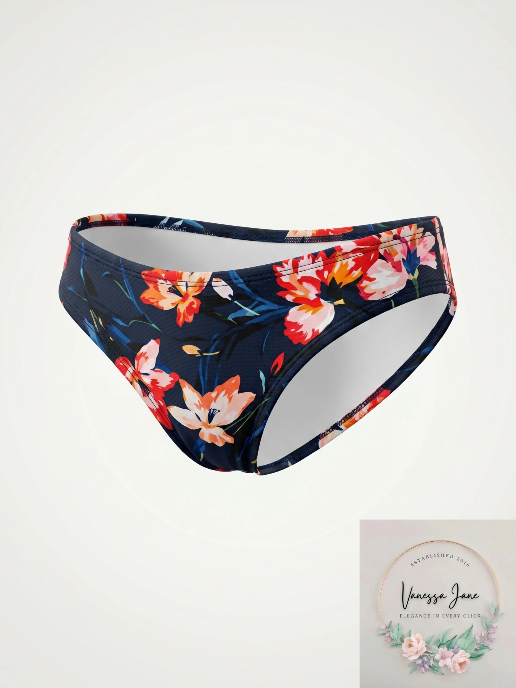 Tommy Hilfiger Floral-Print Bikini Bottoms