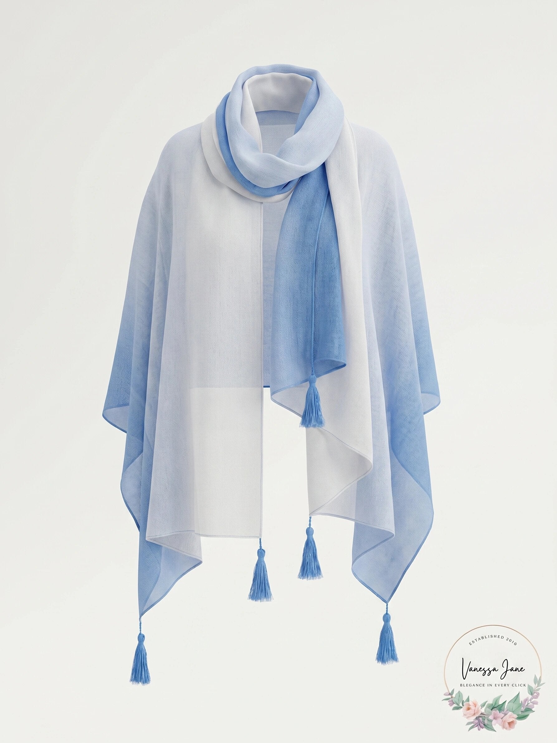 I.n.c. Ombre Tissue-Weight Wrap, O/S-Lavender