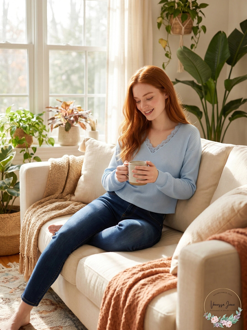 LoveFire by Topson Juniors Lace Trim Thermal Top