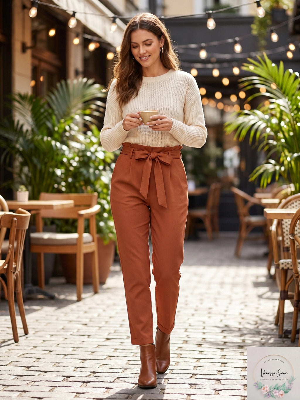 Bar III Womens High Rise Ruched Paperbag Pants, Size XXL