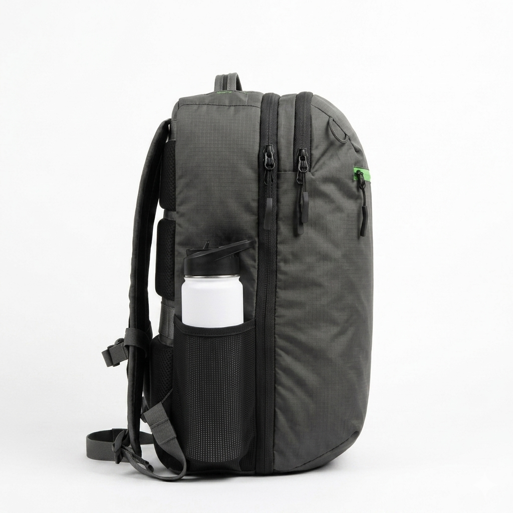 Island Hopper 2.0 Travel Backpack – New Matte Black | Lightweight Waterproof 28L & 34L