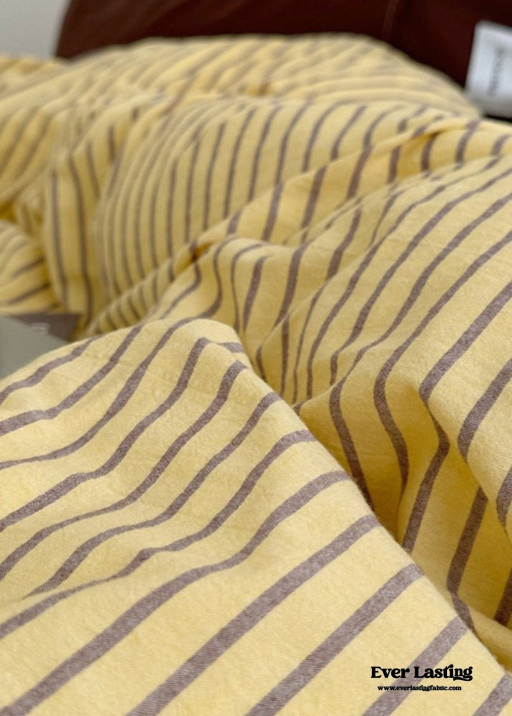 James Striped Bedding Set / Purple