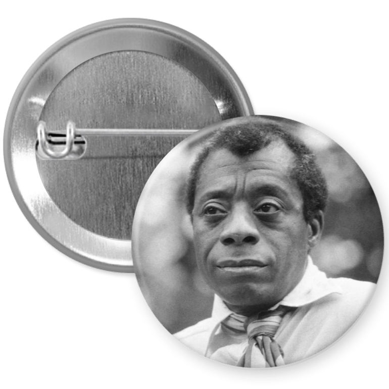 James Baldwin Pinback Button