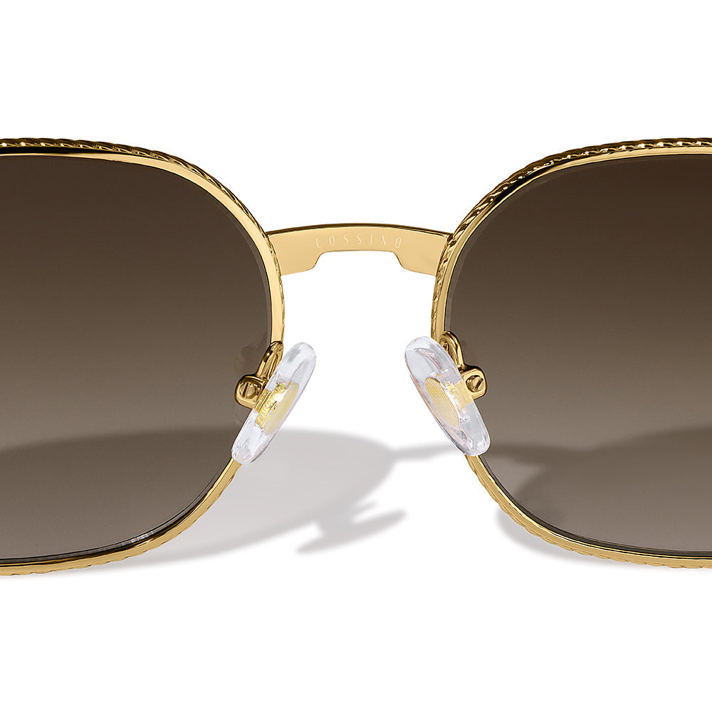 Jean Brun 52mm Shield Sunglasses | Brown
