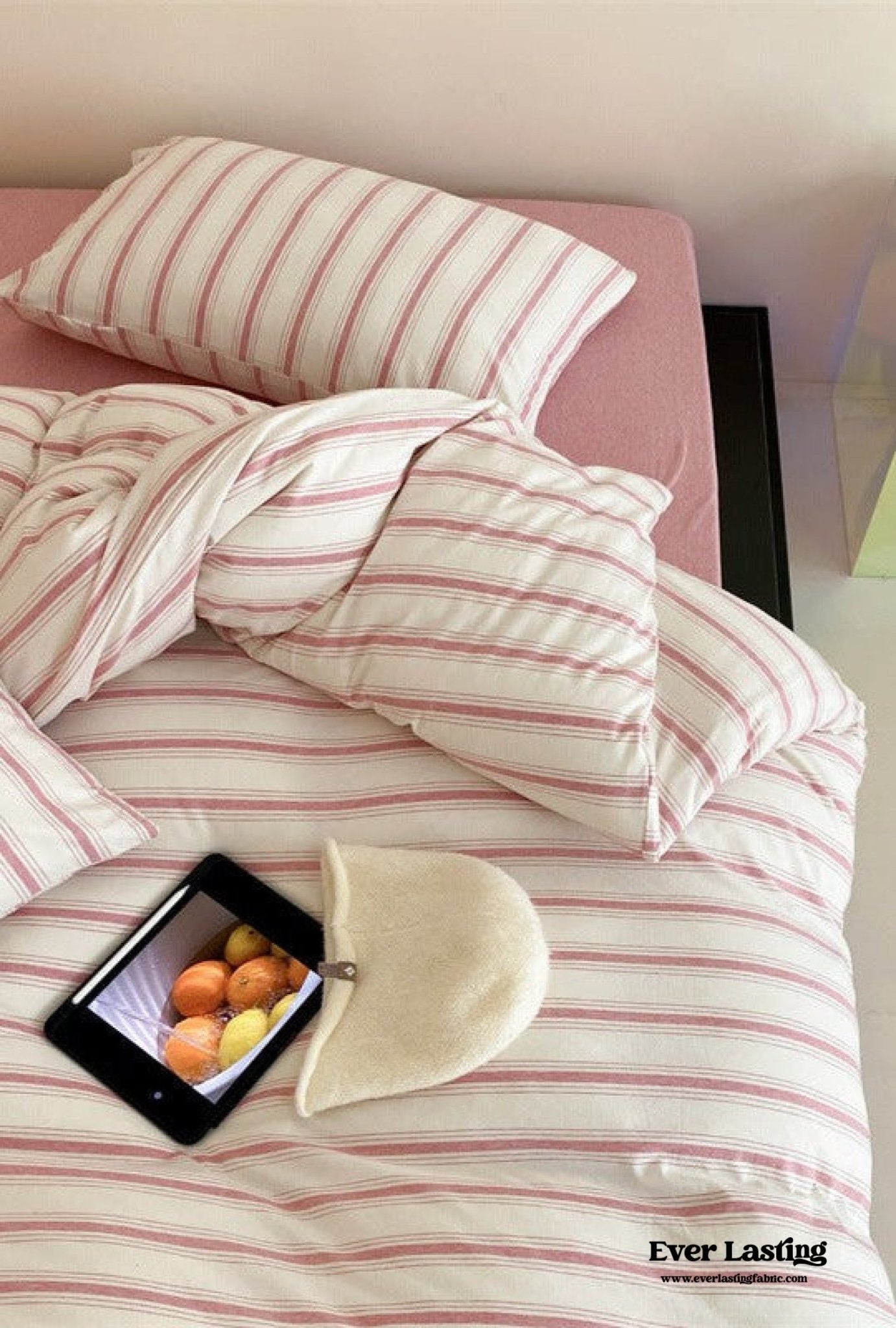 Jersey Knit Stripe Duvet Cover