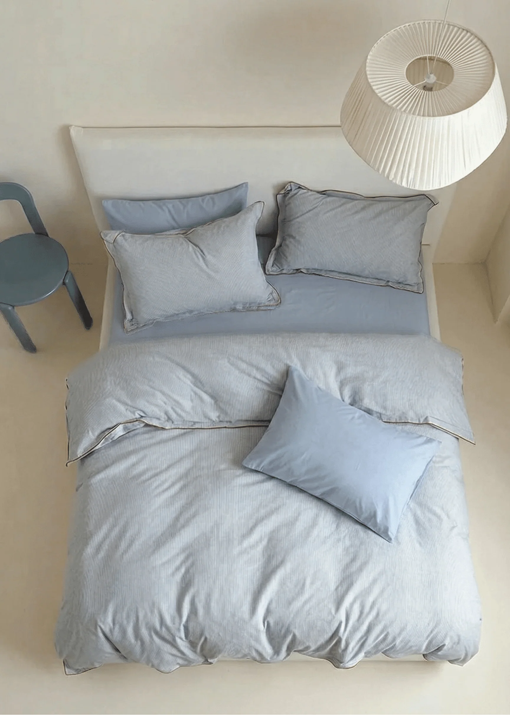 Joce Striped Bedding Set / Blue