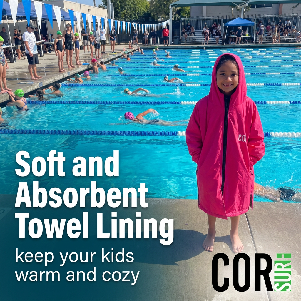 Waterproof Swim Parka (Red)
