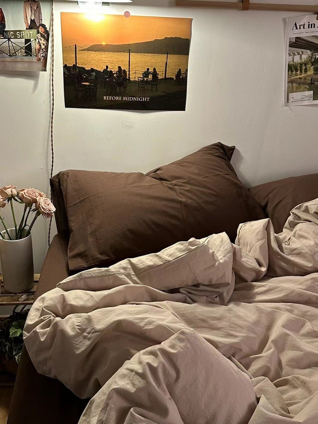 Latte Bedding Set / Beige Brown