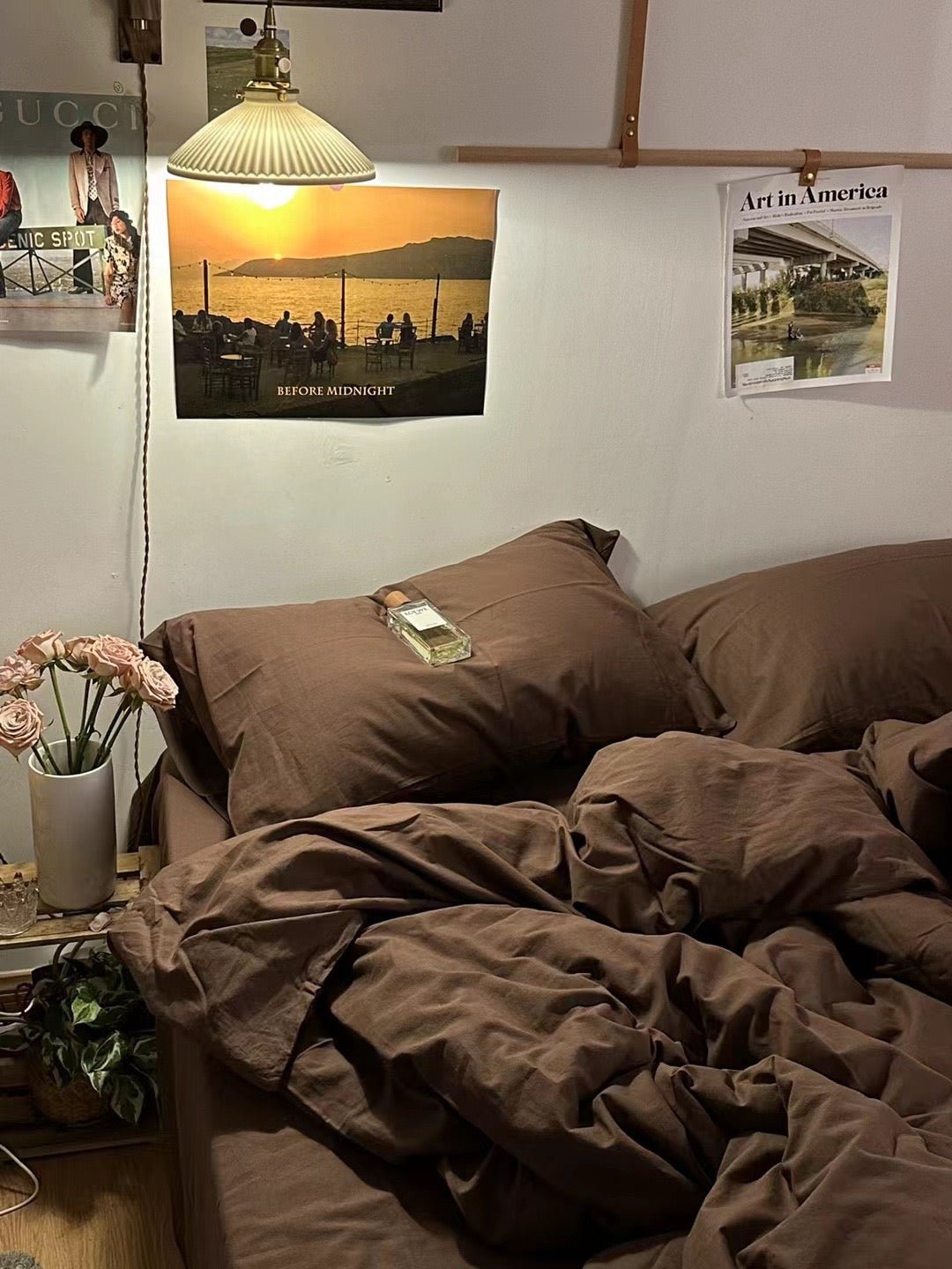Latte Bedding Set / Beige Brown
