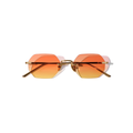 Liam Bruler 51mm Rimless Sunglasses | Orange