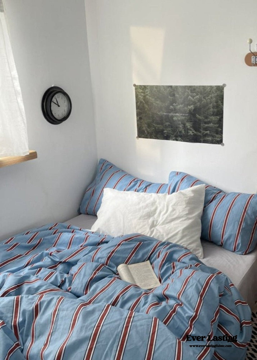 Liam Striped Bedding Set / Brown