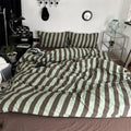 Liam Striped Bedding Set / Green