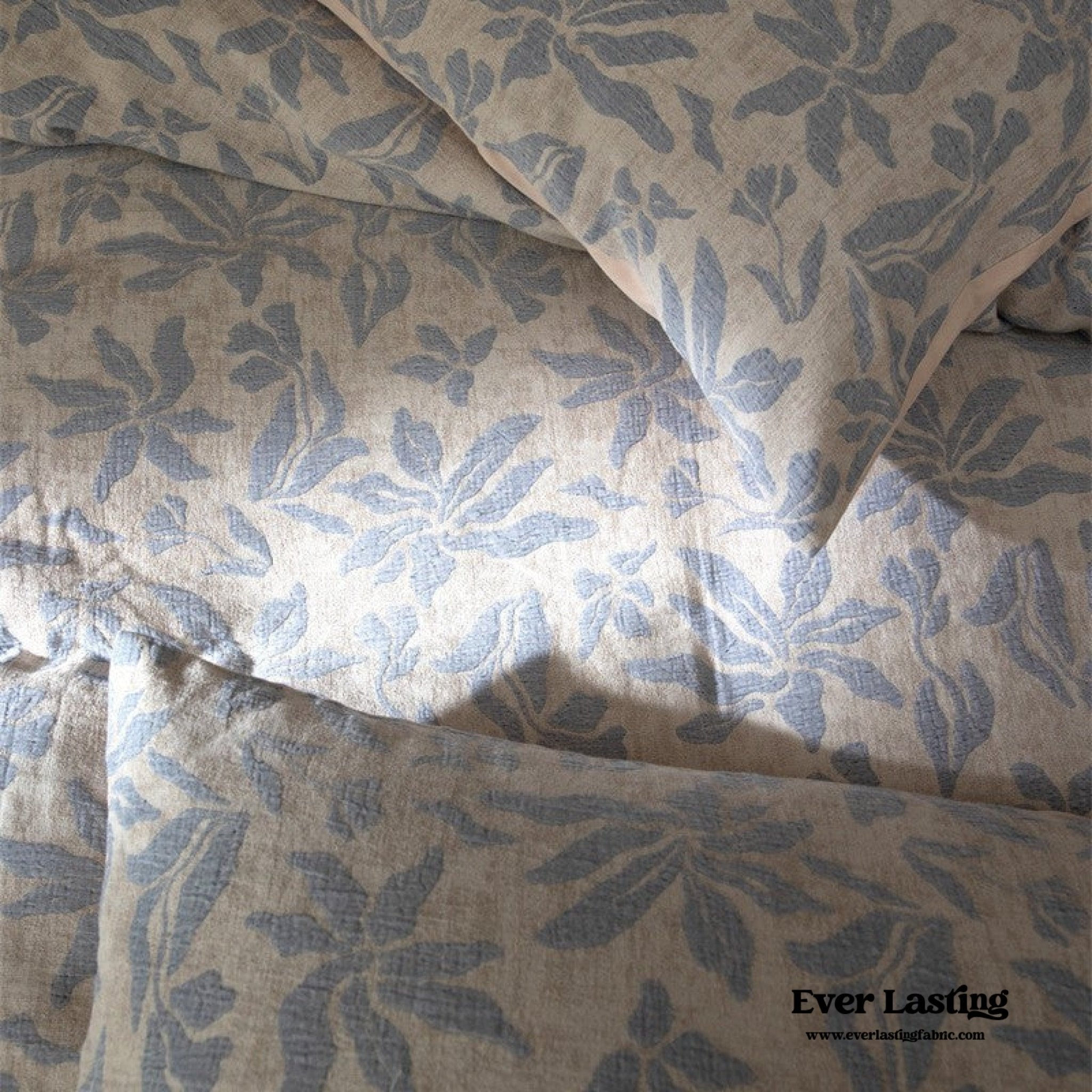 Lucien Silky Vintage Jacquard Bedding Set / Brown