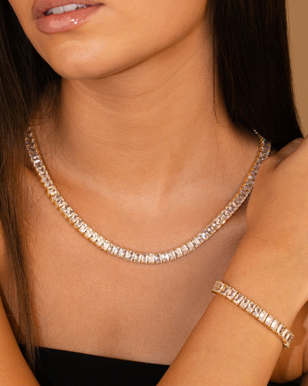 Marisol CZ Tennis Necklace