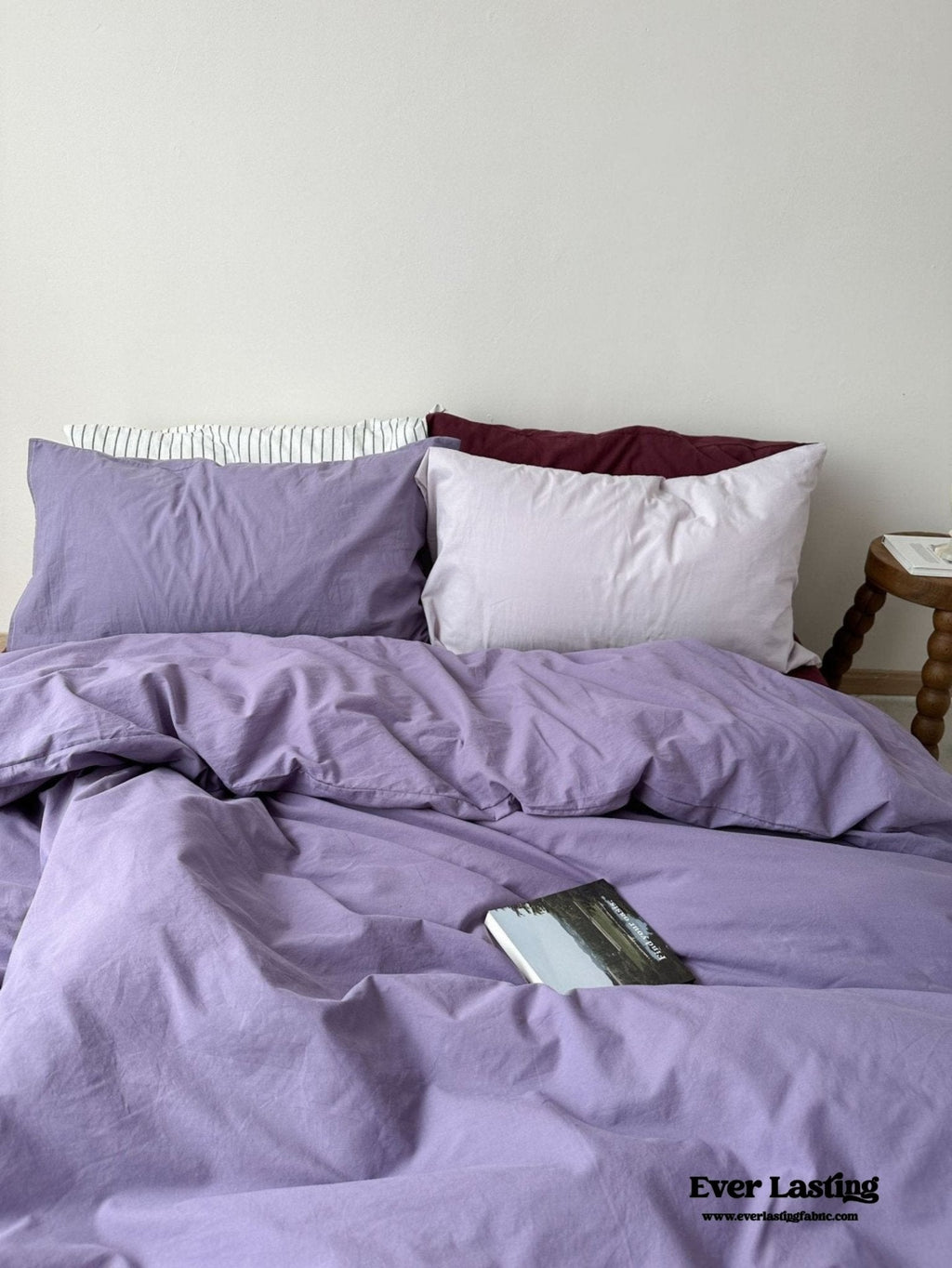 Mixed Color Berry Crush Washed Cotton Bedding Set