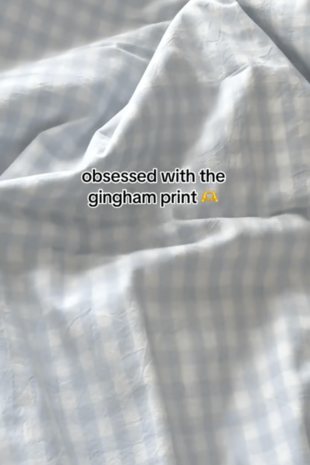 Mixed Gingham Striped Bedding Set / Mint Green