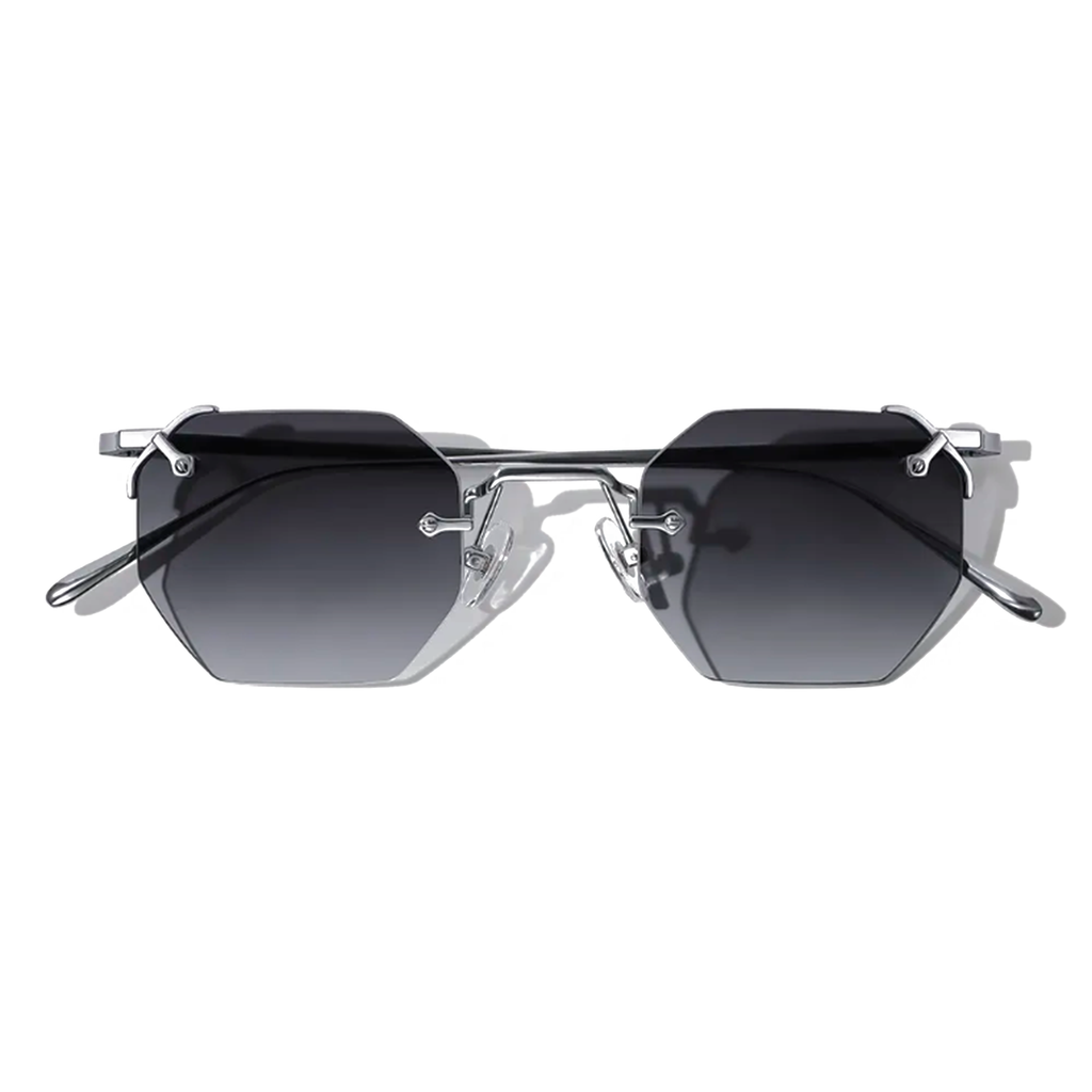 Mykono 48mm Hexagon Sunglasses | Black