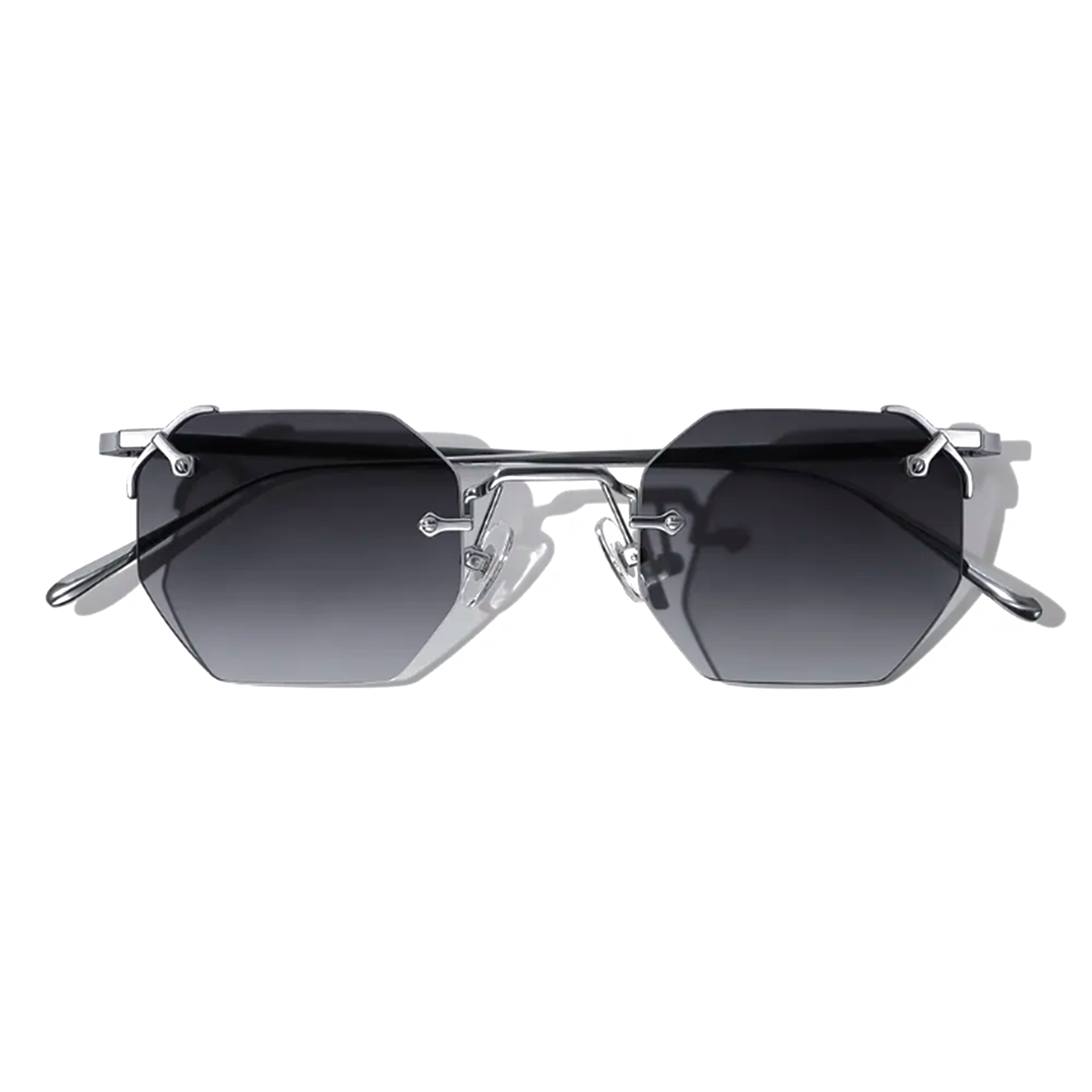 Mykono 48mm Hexagon Sunglasses | Black