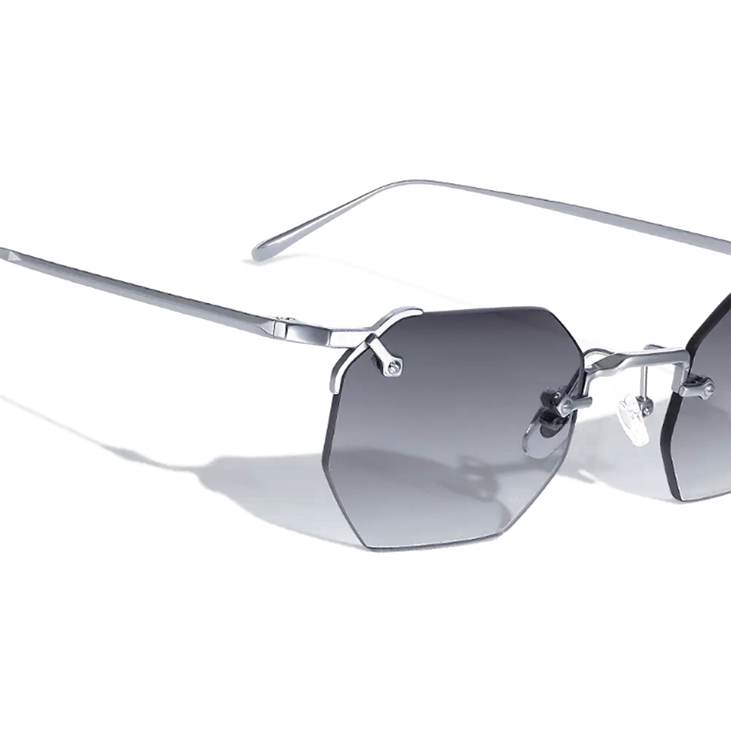 Mykono 48mm Hexagon Sunglasses | Black