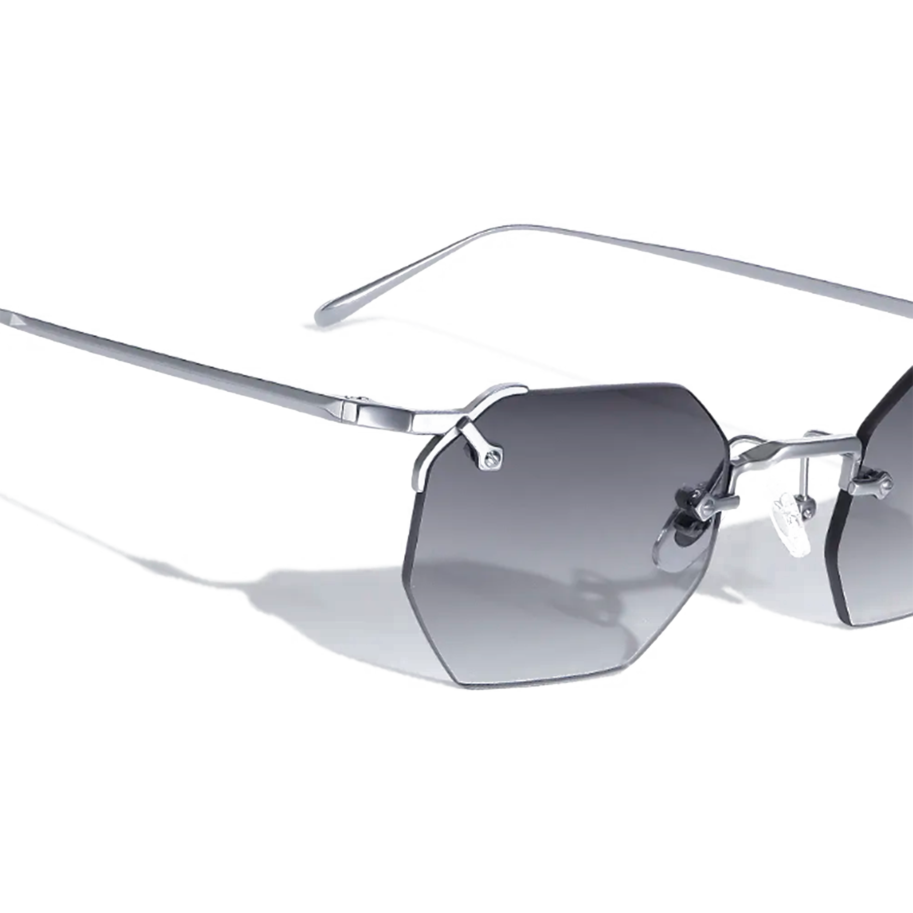 Mykono 48mm Hexagon Sunglasses | Black
