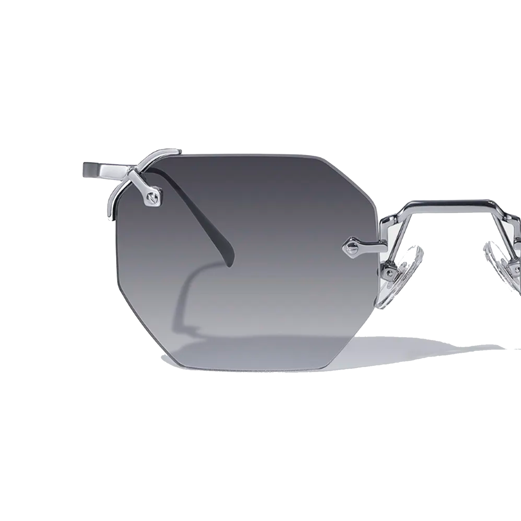 Mykono 48mm Hexagon Sunglasses | Black