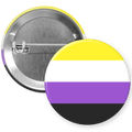 Nonbinary Pride Pinback Button