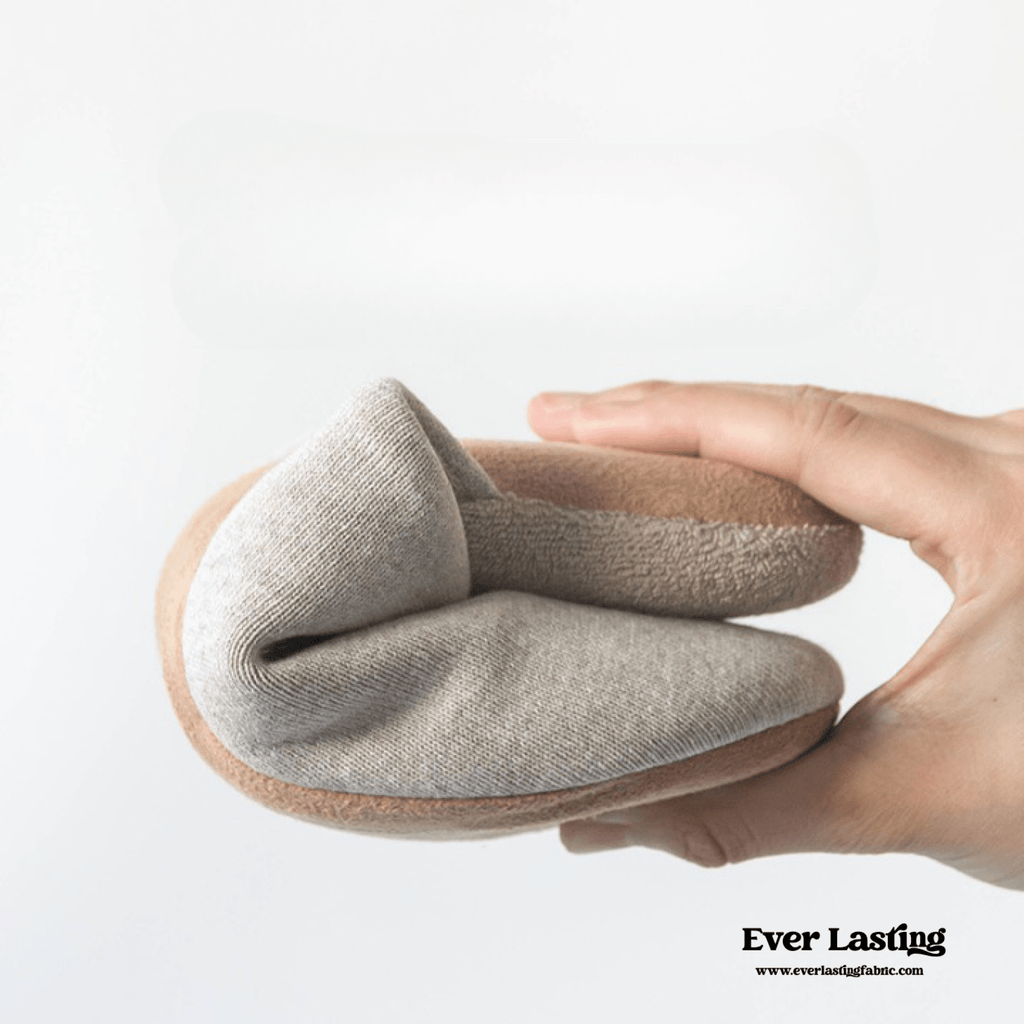 Open Toe Cotton House Slipper / Pink