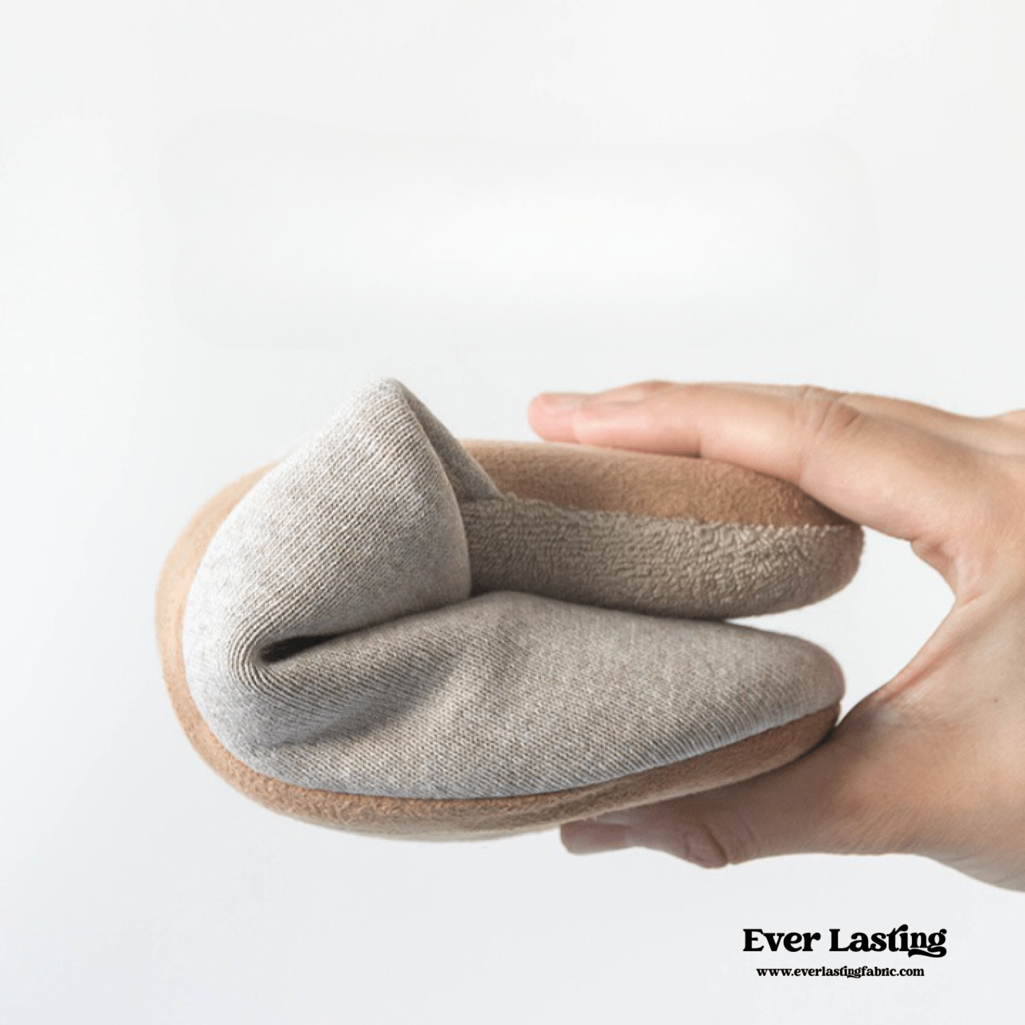 Open Toe Cotton House Slipper / Pink