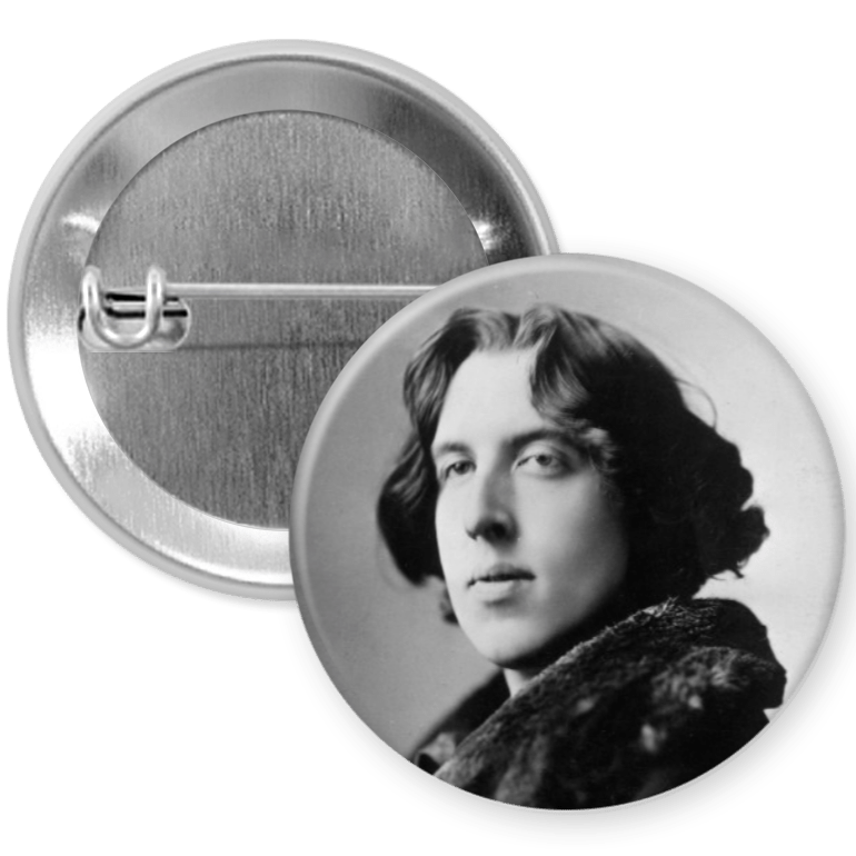 Oscar Wilde Pinback Button