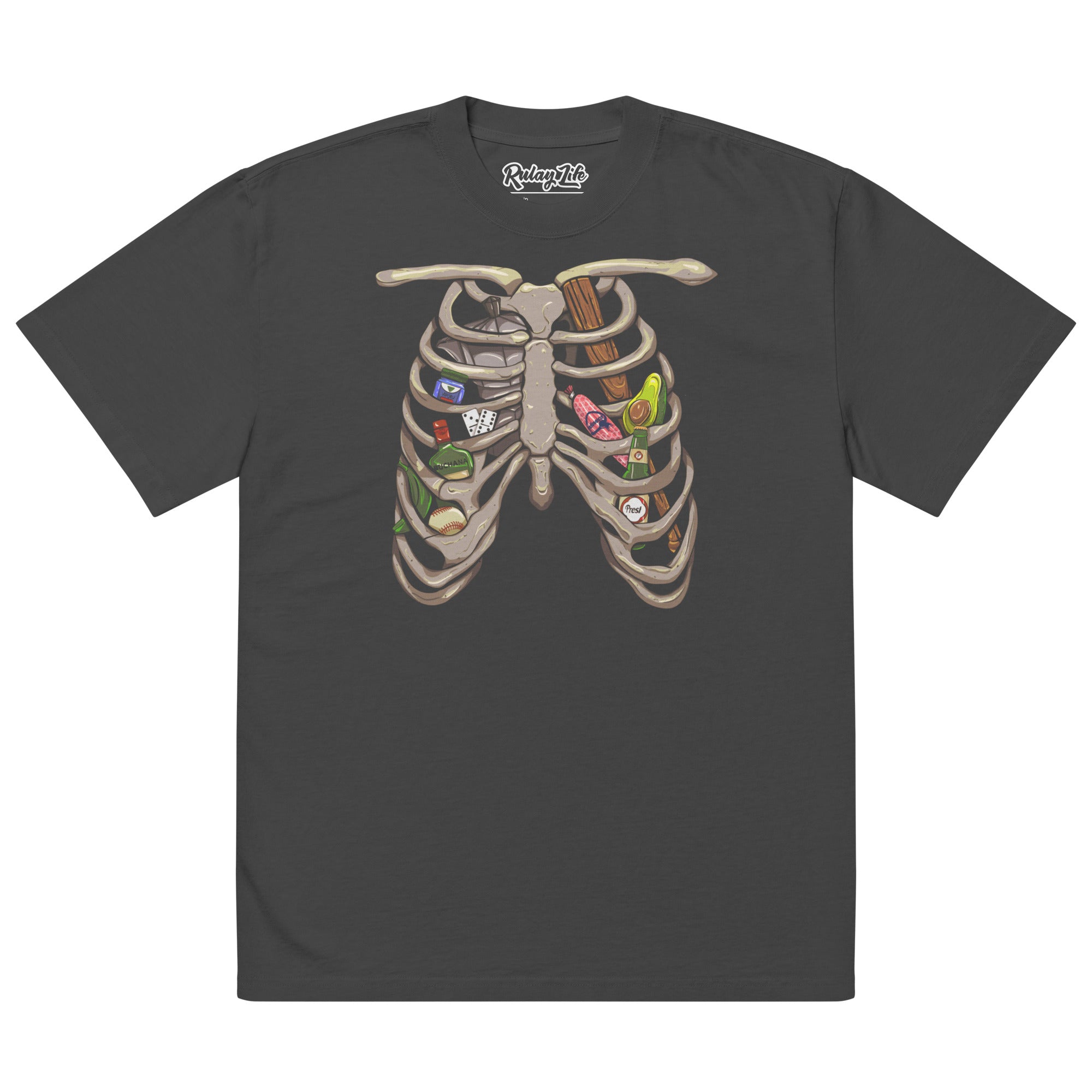 Dominican Rib Cage – Oversized faded t-shirt
