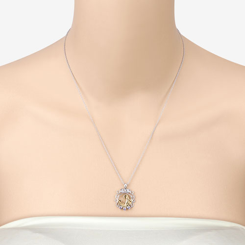 0.11 Carat Genuine Tanzanite .925 Sterling Silver Pendant