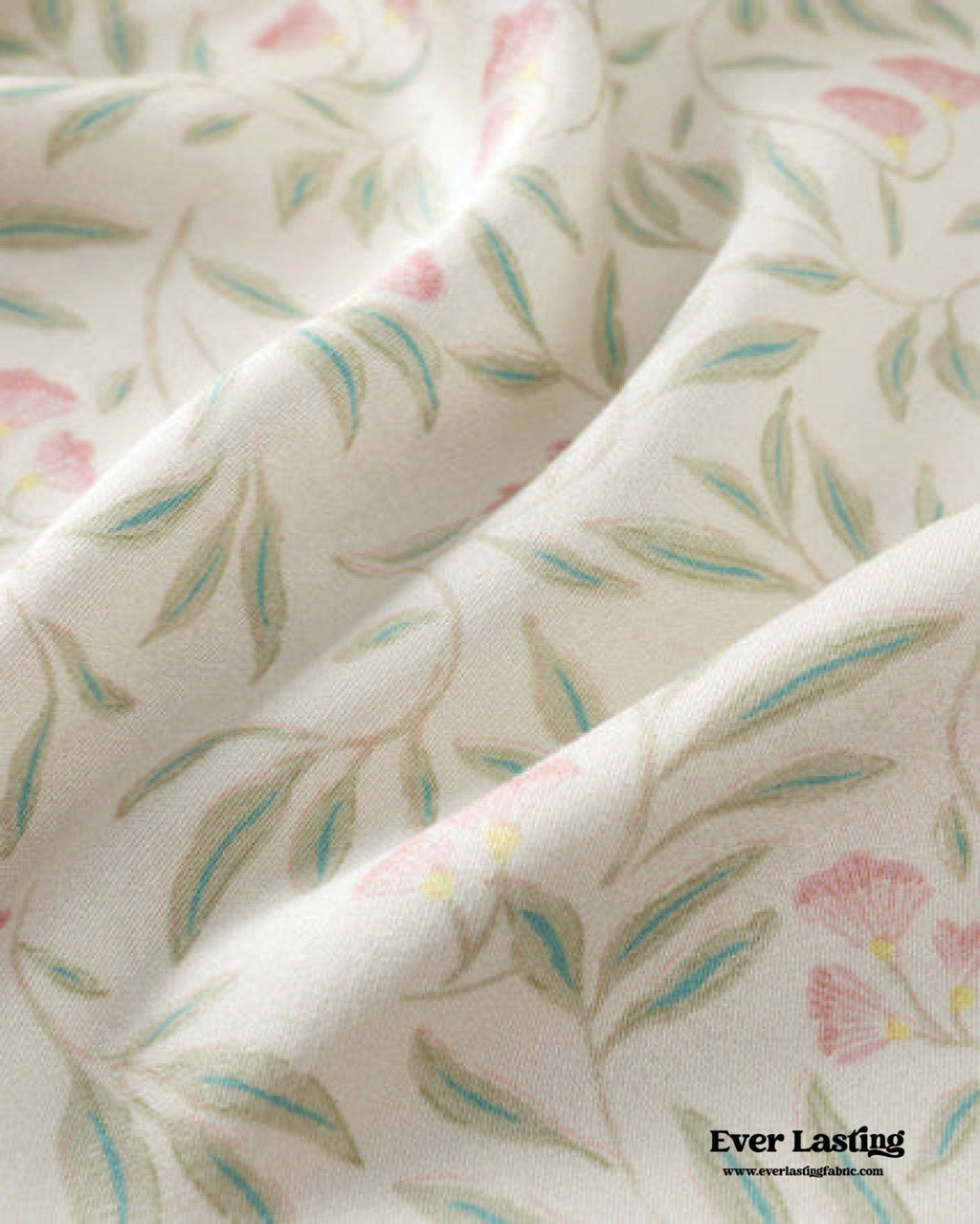 Pastoral Floral Long-Sleeve Long-Pants Pajama Set