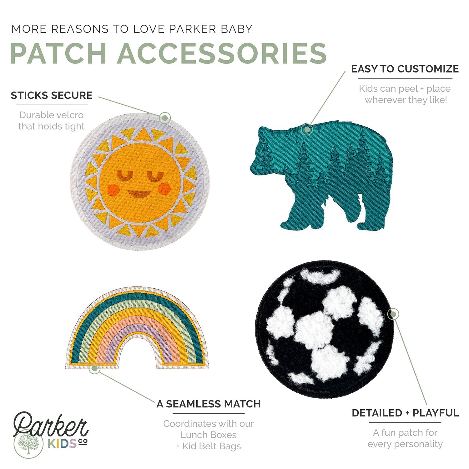 Hook and Loop Patch - Bee
