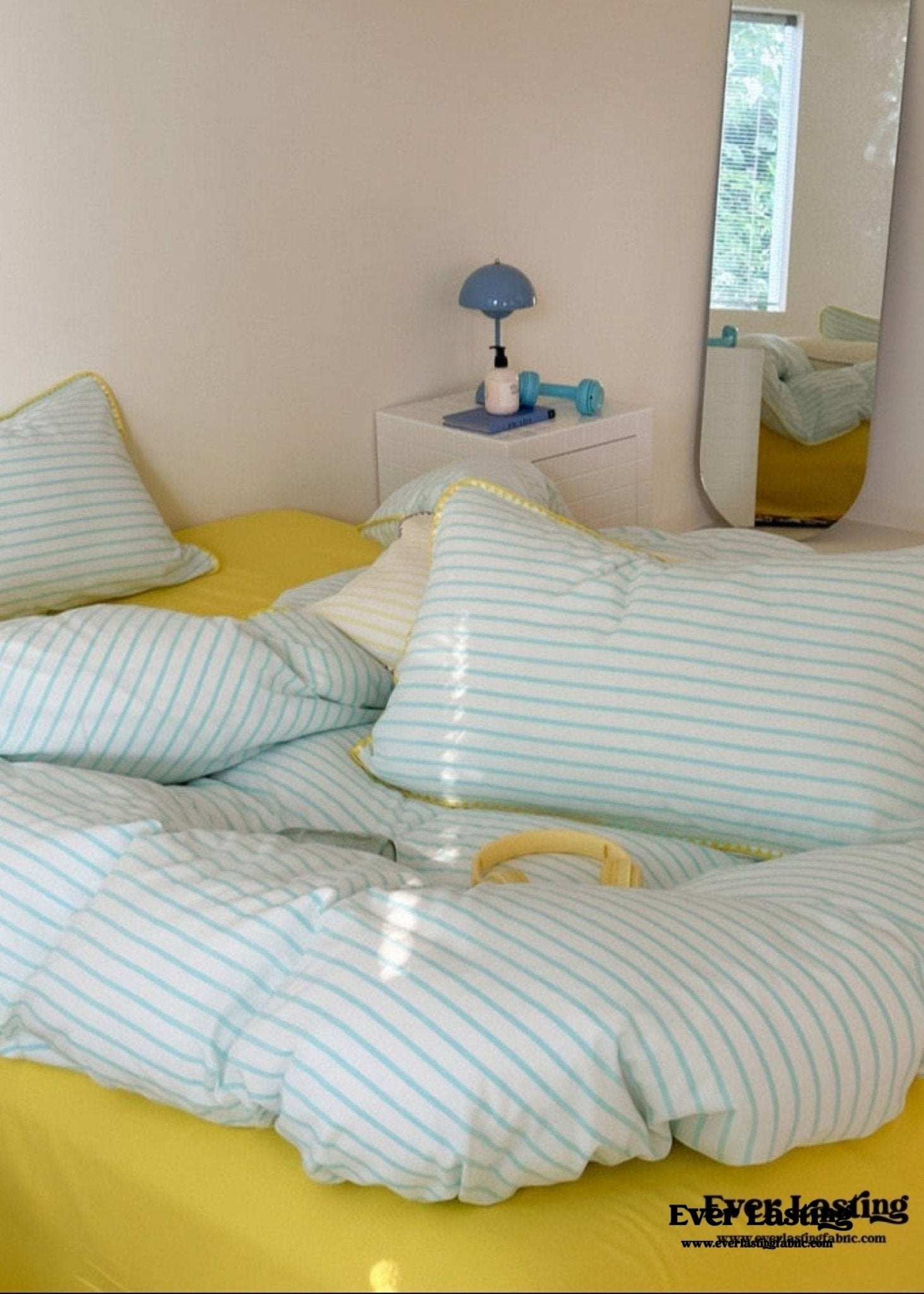 Pepper Candy Stripe Bedding Set / Fuchsia