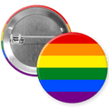 LGBTQ Pride Flag Pinback Button