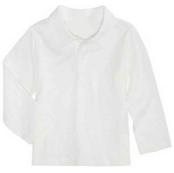 First Impressions Baby Cotton Polo Shirt Long Sleeve