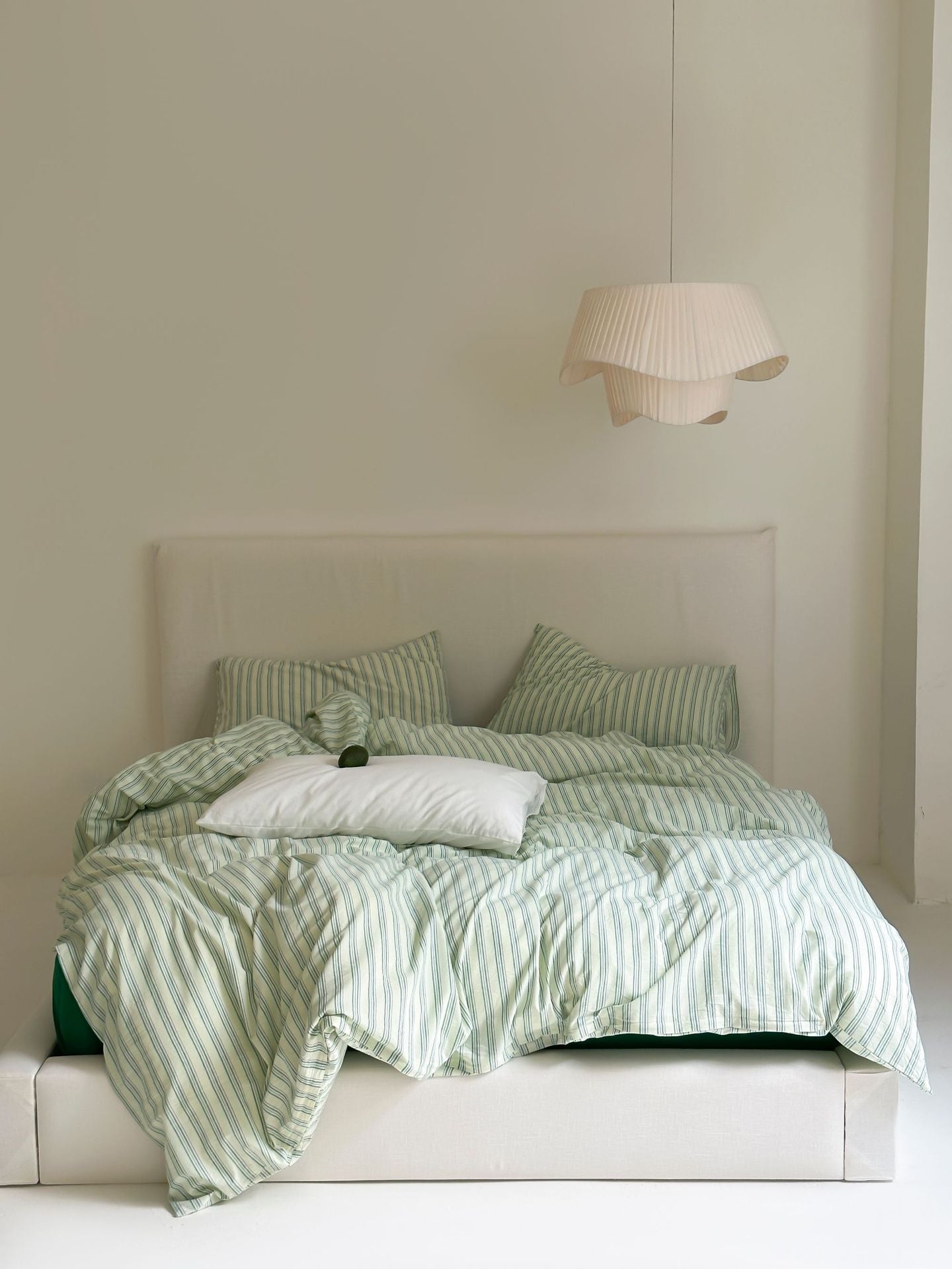 Refreshing Stripe Bedding Set / Blue Single