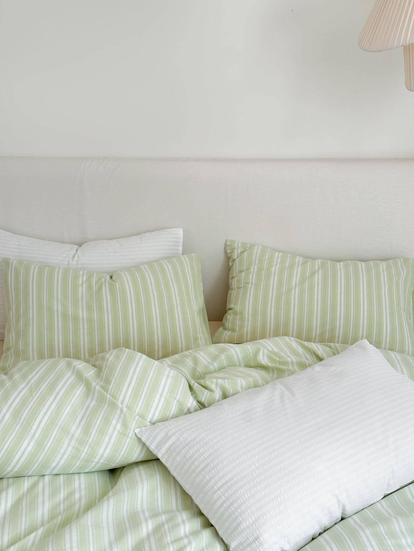 Refreshing Stripe Bedding Set / Blue Single