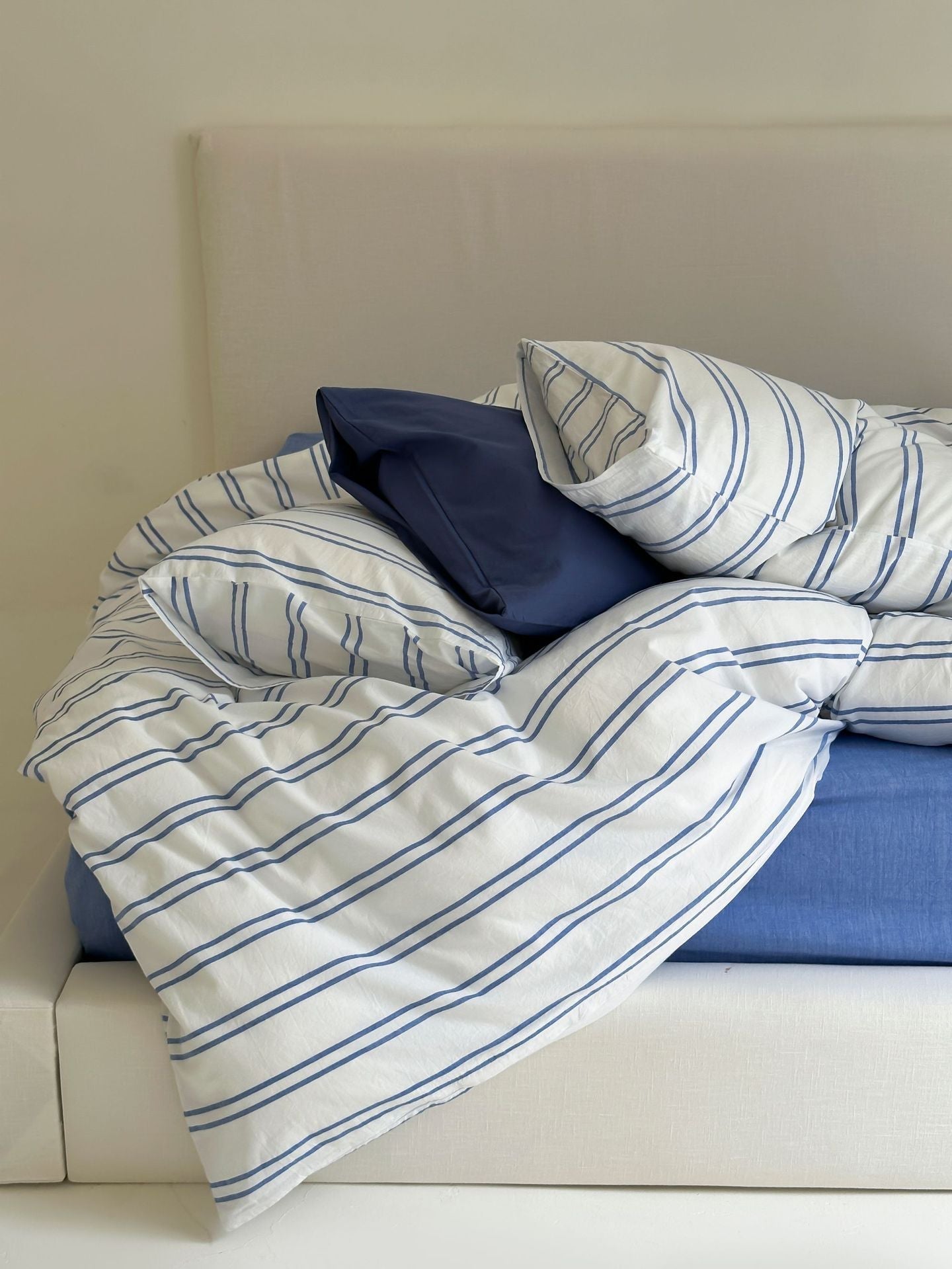 Refreshing Stripe Duvet Cover / Yellow