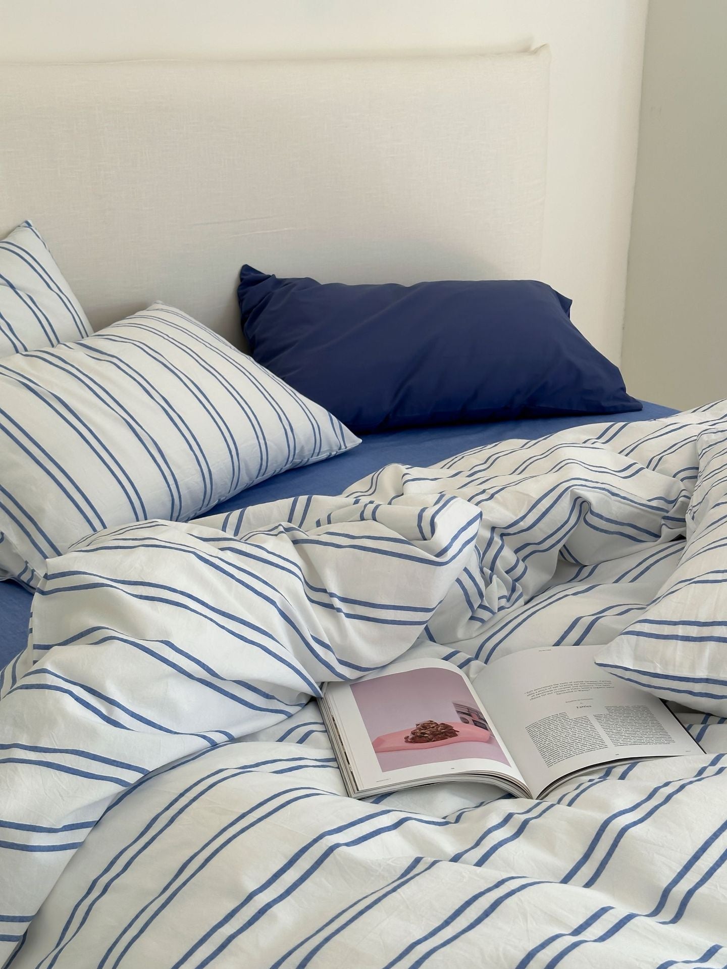 Refreshing Stripe Duvet Cover / Yellow