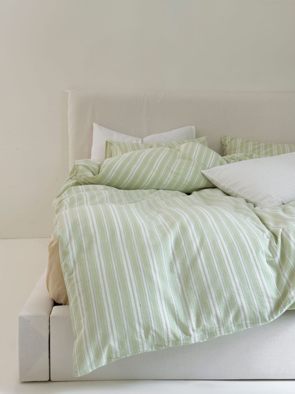 Refreshing Stripe Duvet Cover / Yellow